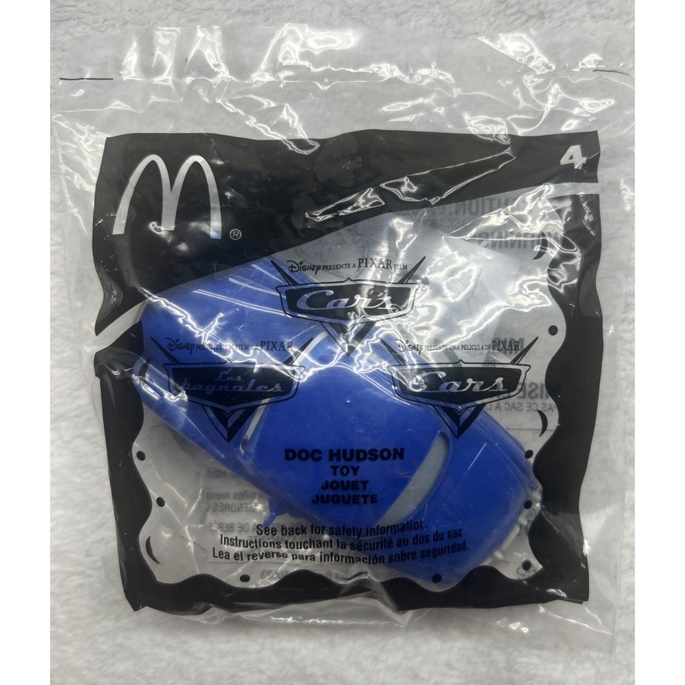 NEW 2006 McDonalds Happy Meal Disney Pixar Cars Doc Hudson #4 Sealed